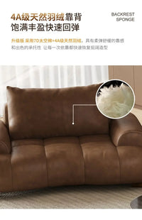 Modern Leather Relax Sofa Living Room Minimalist Luxury Sectional Nordic Sofa Adults Designer Divani Soggiorno Home Furniture