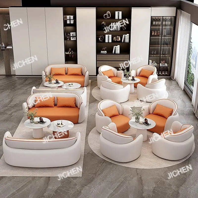 custom.Hotel Lobby Reception Rest Area Sofa Beauty Salon Lobby Business Reception Meeting Negotiation Ta