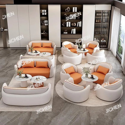 custom.Hotel Lobby Reception Rest Area Sofa Beauty Salon Lobby Business Reception Meeting Negotiation Ta