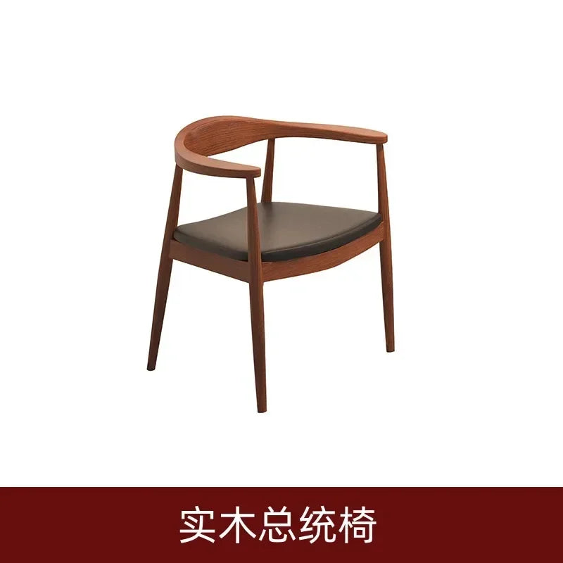 Modern simple household solid wood island dining table
