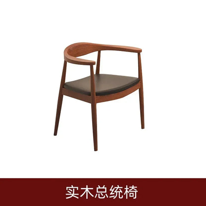 Modern simple household solid wood island dining table