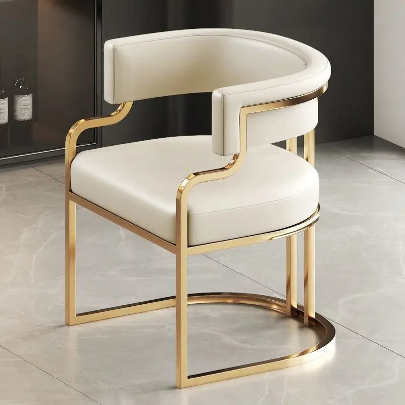 Luxurious modern simple leisure chairs dining chairs home negotiation chairs fashion makeup chairs tea table chairs