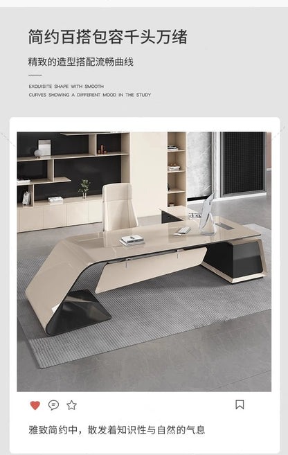 Modern Computer Office Desk Conference Storage Executive Standing Office Desk Display Crafts Mesa Ordenador Trendy Furniture