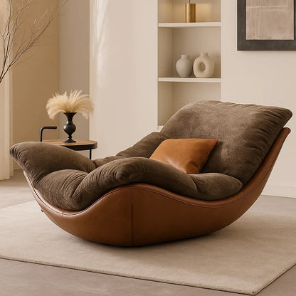 Nordic creative modern minimalist living room leisure chair sofa recliner lazy sofa bedroom advanced