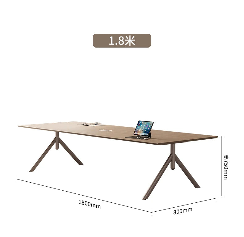 Conference Table Simple Modern Meeting Office Rectangular Business Negotiation Environmental Protection Large And Small Conferen