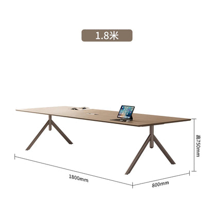 Conference Table Simple Modern Meeting Office Rectangular Business Negotiation Environmental Protection Large And Small Conferen