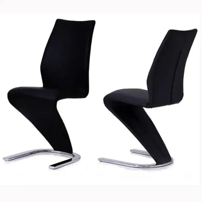 Modern Leather Dining Z Chair for Wholesale Home Furniture White Dining Chair with Gold Metal 7 Days Dinner Table