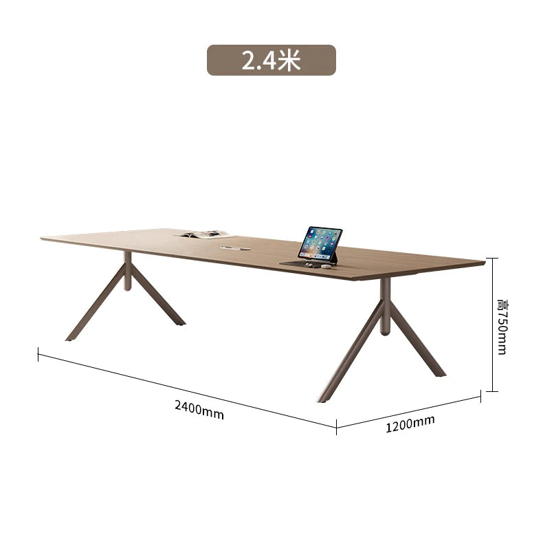 Conference Table Simple Modern Meeting Office Rectangular Business Negotiation Environmental Protection Large And Small Conferen