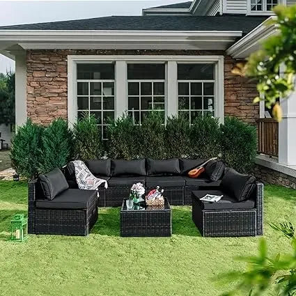 Patio Furniture Set Outdoor Conversation Set Sofa Garden