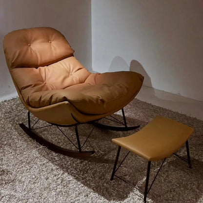 Premium light luxury lazy rocking chair sedentary without collapsing living room single sofa chair