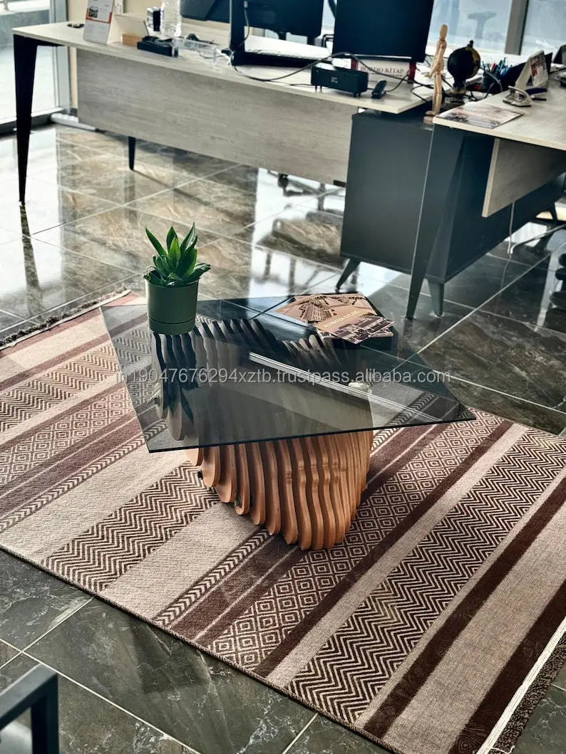 Nordic Simple Solid Wood Coffee Tables Modern Living Room Furniture Round Coffee Table Designer Special-shaped Office Side Table