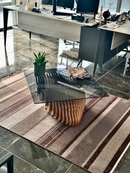Nordic Simple Solid Wood Coffee Tables Modern Living Room Furniture Round Coffee Table Designer Special-shaped Office Side Table