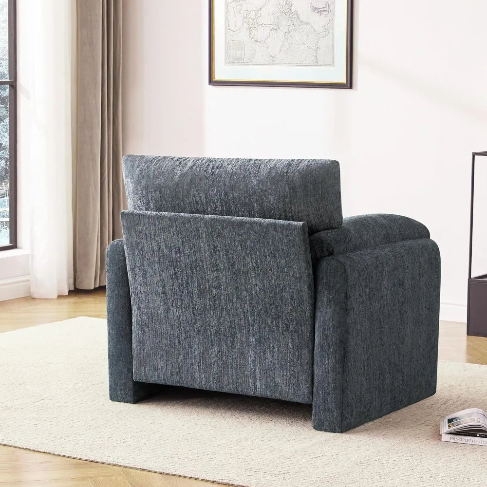 Chenille Oversized Armchair, 38.6