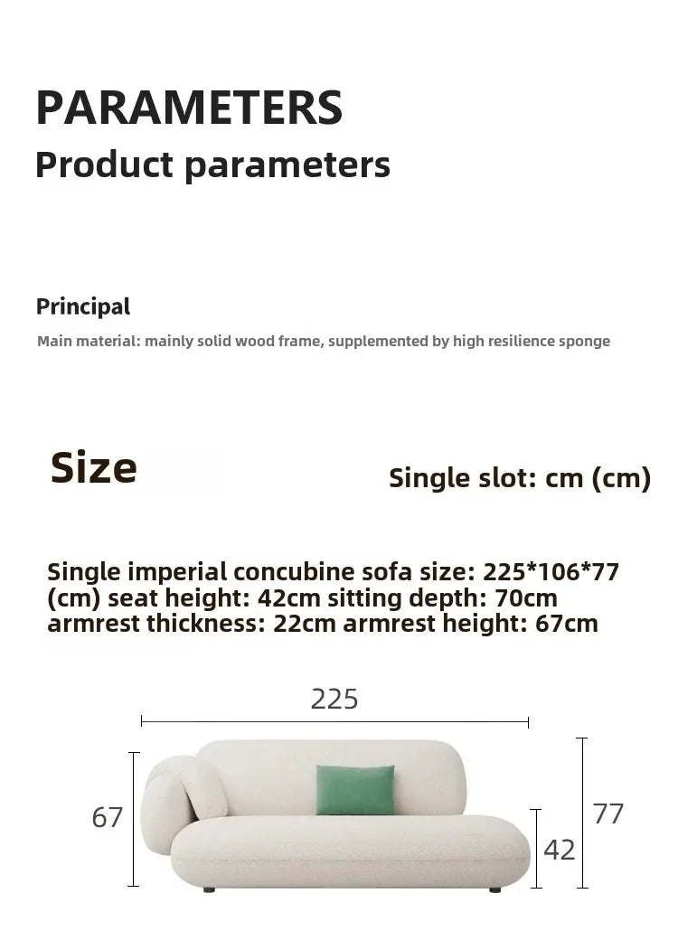 White Technology Cloth Sofa Set Modern King Size Foam Sponge Tatami Couch Large Reading Design Soft Big Bank Bedroom Furniture