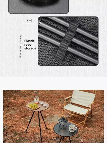 DDPNKL 1PC Outdoor Small round Table Camping Leisure Ultra Lightweight Portable Picnic Garden Table, Coffee Table, Tea Table