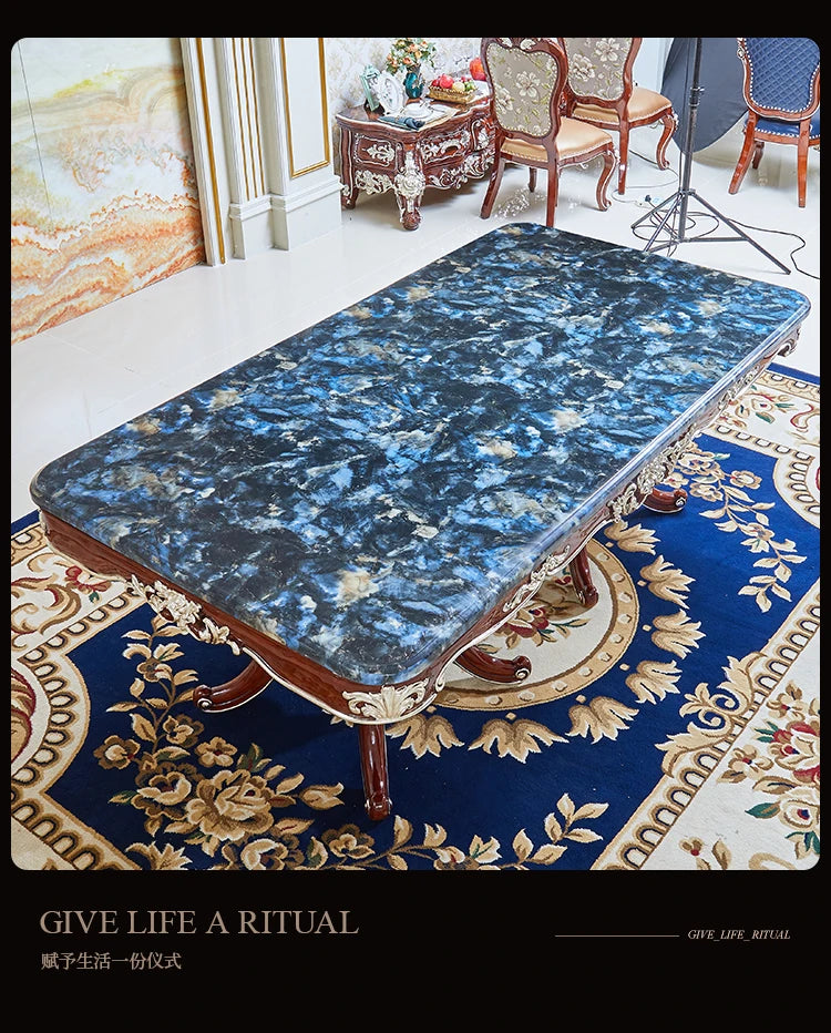 European dining table and chair combination villa household high-end small apartment dining tableT