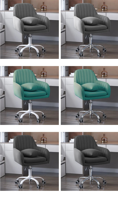 Modern Bedroom Comfortable Learning Chair Lift Swivel Office Chairs Study Room Chair Home Armrest Backrest Leisure Makeup Chair
