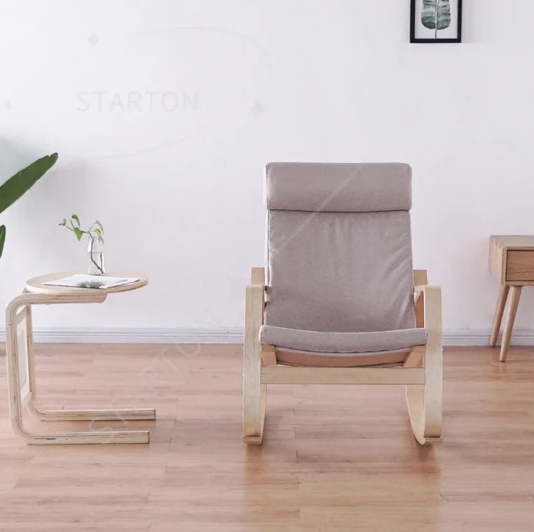 Rocking Chair Lazy Sofa Balcony Chair Leisure Chair Pregnant Woman Recliner Adult Home Armchair Small Apartment Home Furniture