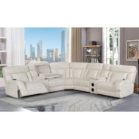 Recliner Sofa Set Hot Selling Modern Design Comfortable Leather Extendable Wood Frame Living Room Furniture Couch 7014