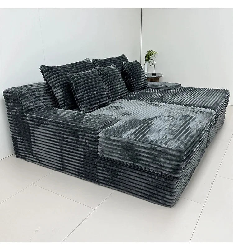 Living Room Nordic Compressed Sofa Minimalist Recliner Apartment Cinema Compressed Sofa Design Elegant Bank Home Furnitures