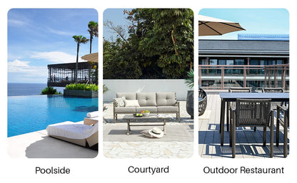 Patio Furniture Outdoor Set Table and Chair Garden Furniture Sets Sofas Balcony Furnitures Garden Seating Area Lounge Living