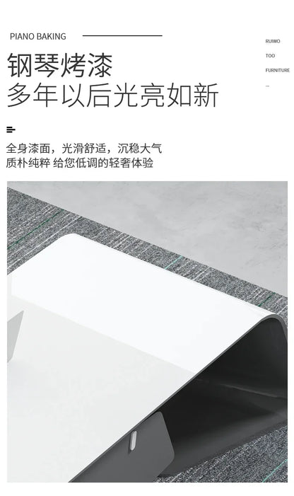 Minimalist Luxury High-end Designer Office Desk Fashionable High-end Modern Simple European Aesthetic Scrivania Trendy Furniture