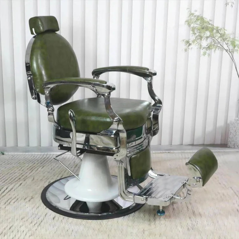 Barber shop chair perm dyeing put down chair oil head men shave beard repair face chair net red hair salon special hair cut seat