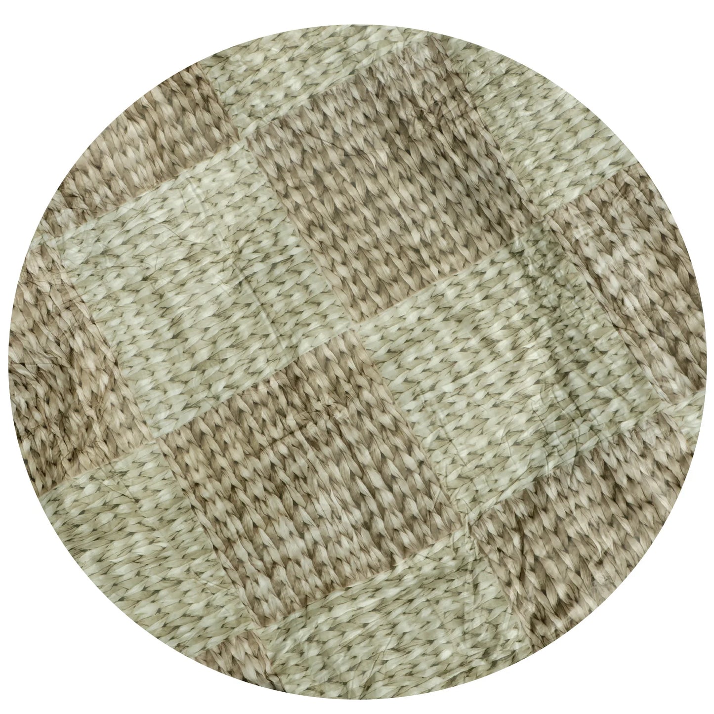 Round Table Cloth Waterproof Farmhouse Table Cover Decorative Wood/Woven Texture Tabletop Protection Rustic Wipeable