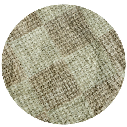 Round Table Cloth Waterproof Farmhouse Table Cover Decorative Wood/Woven Texture Tabletop Protection Rustic Wipeable