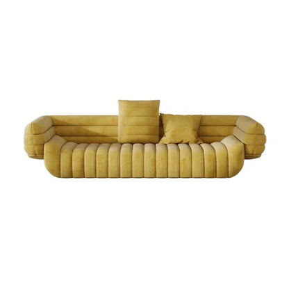 Simple modern creative banana boat sofa designer Nordic small apartment light luxury sofa