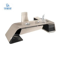 Designer Modern Office Desks Asthetic Luxury Storage Drawers Writing Executive Desk L Shaped Study Escritorios Office Furniture