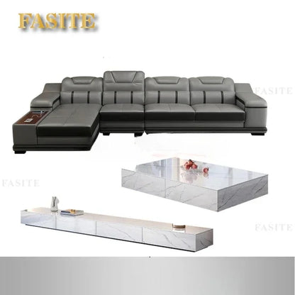 Genuine Leather Sofa Cama Leather Couch Big Sofas Sleeper Sofa Set Living Room Furniture Sofas Modern Sectional Sofa