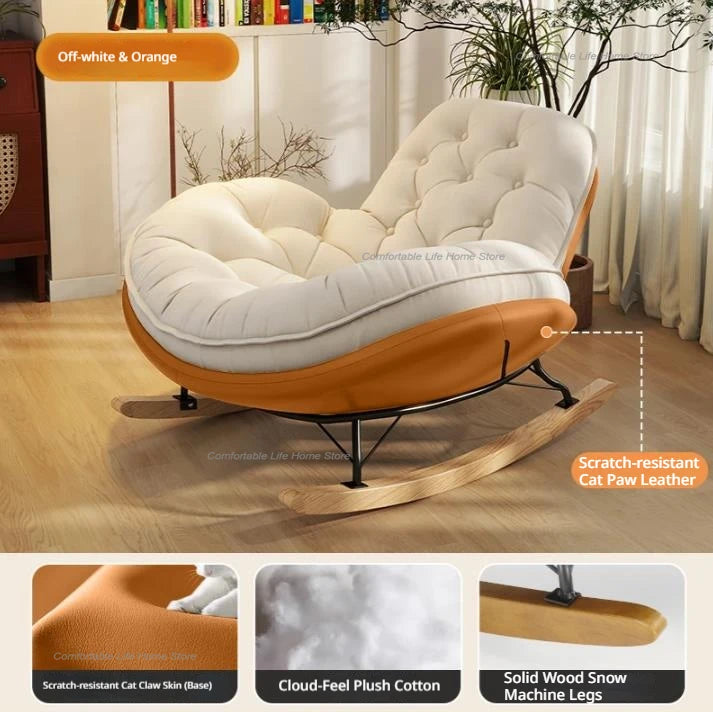 Simplicity Vanity Chaise Lounge Luxury Leisure Modern Suede Chaise Lounge Comfort Ergonomics Living Room Furniture Taburete Lsyy
