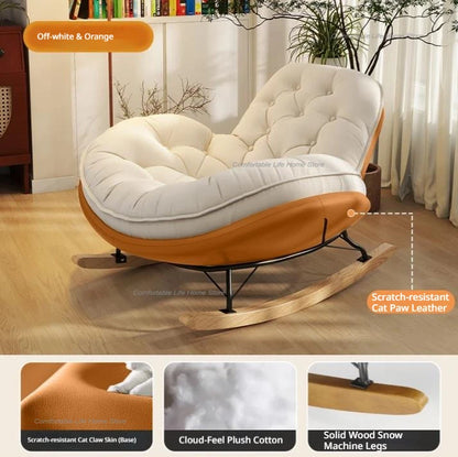 Simplicity Vanity Chaise Lounge Luxury Leisure Modern Suede Chaise Lounge Comfort Ergonomics Living Room Furniture Taburete Lsyy
