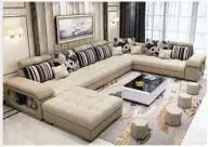 -furniture 7 seater living room  sectional big latex sofa