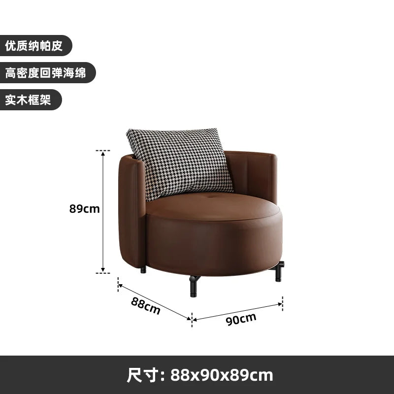 lobby curved sofa light luxury sales office negotiation beauty salon club reception lounge area sofa combination