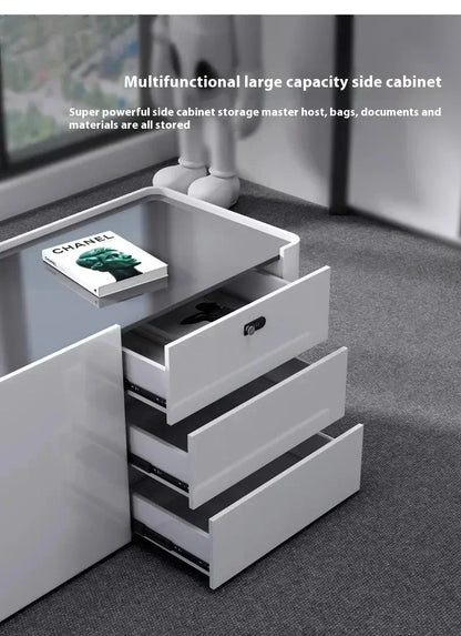 Luxury Long Office Desk Modern Design Storage Multifunctional Office Desk Display Minimalist Mesas Escritorio Trendy Furniture