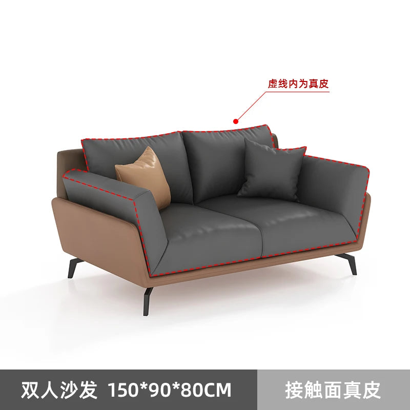 CP office sofa coffee table combination simple modern business rest reception