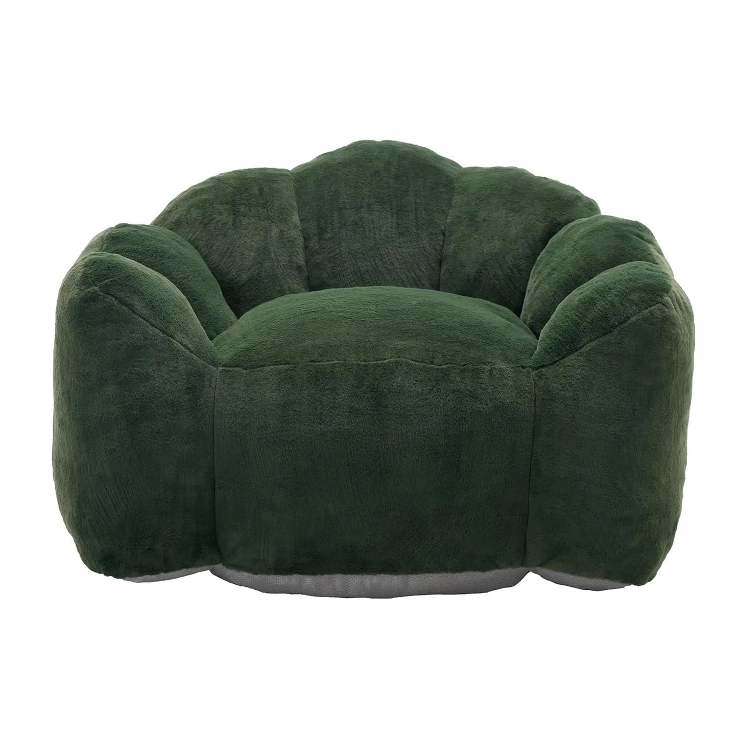 Bean Bag Chair for Adults, Floral Shaped Bean Bag Single Sofa, Ultra Soft Faux Fur Floor Sofa, Oversize Reading, Customized