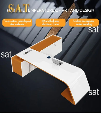 #V New 2024 Boss L Shape Luxury Office Furniture Manager High Tech Modern Executive Ceo Office Desk