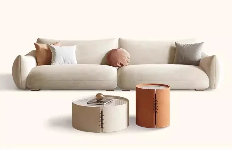 Nordic Cloud Living Room Sofas Cream Loveseat Tiny House Comfortable Living Room Sofas Relaxing Ergonomics Muebles Furniture
