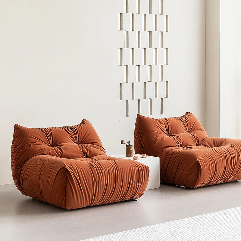 Nordic Cream Style Living Room Sofa White Square Combination Creative Design Lazy Couch Comfort Home Furniture Lounge Chair FYLS