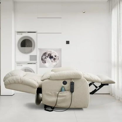 ZQ Dual Motor Sleeper Chair With Massage And Heating Functions Suitable For The Elderly Unlimited Electric Lift Chair, Flat Lyin