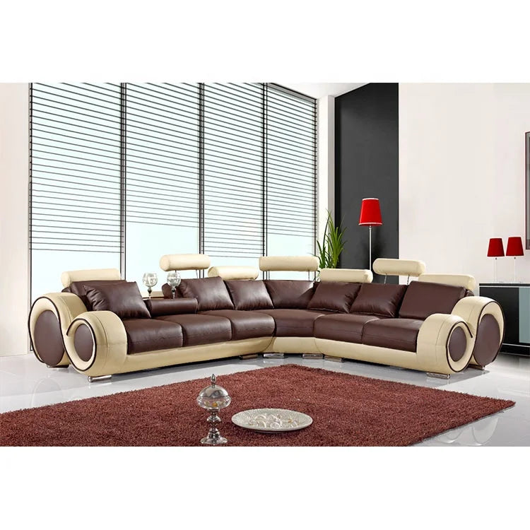 New Living Room Luxury Modern Couch Genuine Real Recliner Leather Sofa Set Indoor Sectional Furniture Leather Sofa