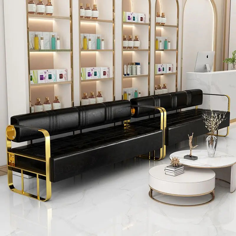Barbershop, Sofa, Waiting Internet Celebrity Hair Salon Guests, Long Waiting Chair