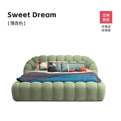 Lounge Clear Bed Decoration Beauty Room Decor Large Size European Sun Sleeping Bed Safe Letto Matrimoniale Trendy Furniture