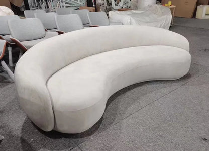 Nordic light luxury living room sofa coffee table combination beauty salon clothing store reception sofa chair small snail sofa