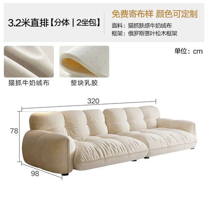 Classic Living Room Sofas Modern Minimalist Luxury Comfortable Decor Sofa Multifunctional Relaxing Adult Sillon Cama Furniture