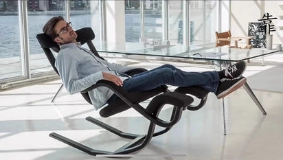 Gravity Balances Zero Gravity Suspension Multi functional Leisure Single Person Sofa Kneeling Correction