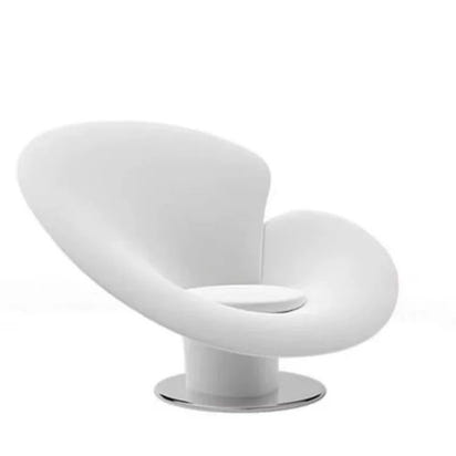 Minimalist designer fiberglass special-shaped calla lily flower chair model room living room lobby reception leisure sofa